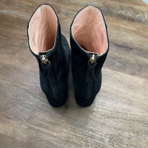 J Crew Ankle Boots Womens Size 8 Black Leather Classic - Picture 5 of 10